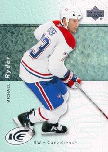 #25 Michael Ryder - Montreal Canadiens - 2007-08 Upper Deck Ice Hockey