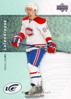 #26 Guillaume Latendresse - Montreal Canadiens - 2007-08 Upper Deck Ice Hockey