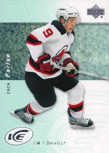 #2 Zach Parise - New Jersey Devils - 2007-08 Upper Deck Ice Hockey