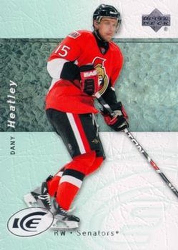 #31 Dany Heatley - Ottawa Senators - 2007-08 Upper Deck Ice Hockey