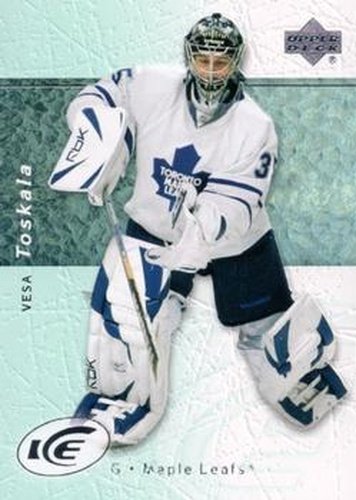 #35 Vesa Toskala - Toronto Maple Leafs - 2007-08 Upper Deck Ice Hockey