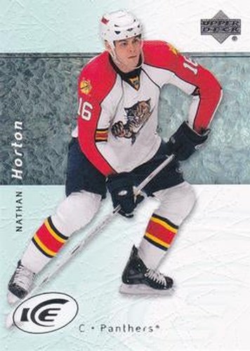 #43 Nathan Horton - Florida Panthers - 2007-08 Upper Deck Ice Hockey