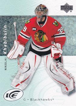 #52 Nikolai Khabibulin - Chicago Blackhawks - 2007-08 Upper Deck Ice Hockey