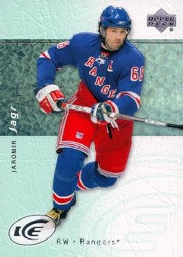 #7 Jaromir Jagr - New York Rangers - 2007-08 Upper Deck Ice Hockey