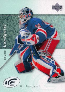 #8 Henrik Lundqvist - New York Rangers - 2007-08 Upper Deck Ice Hockey