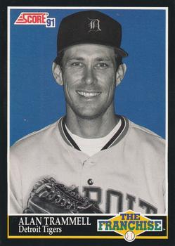 #852 Alan Trammell - Detroit Tigers - 1991 Score Baseball