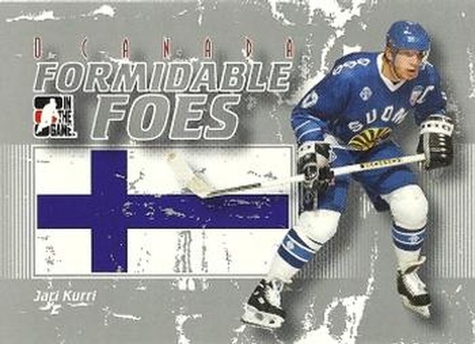 #100 Jari Kurri - Finland - 2007-08 In The Game O Canada Hockey