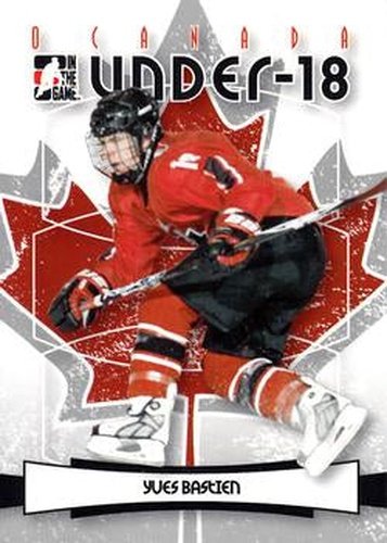 #19 Yves Bastien - Canada - 2007-08 In The Game O Canada Hockey
