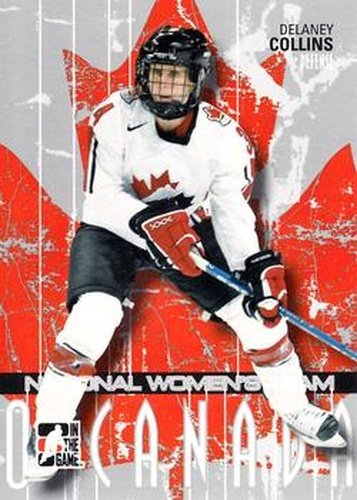 #28 Delaney Collins - Canada - 2007-08 In The Game O Canada Hockey
