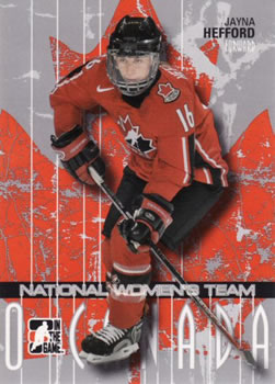 #33 Jayna Hefford - Canada - 2007-08 In The Game O Canada Hockey