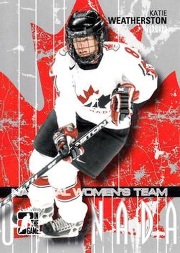 #35 Katie Weatherston - Canada - 2007-08 In The Game O Canada Hockey