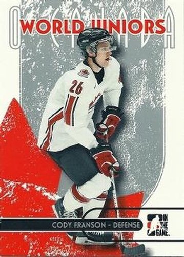 #48 Cody Franson - Canada - 2007-08 In The Game O Canada Hockey