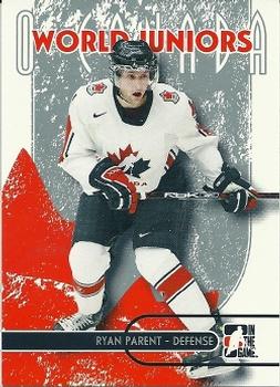 #58 Ryan Parent - Canada - 2007-08 In The Game O Canada Hockey