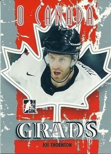 #76 Joe Thornton - Canada - 2007-08 In The Game O Canada Hockey