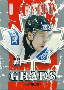 #77 Dany Heatley - Canada - 2007-08 In The Game O Canada Hockey