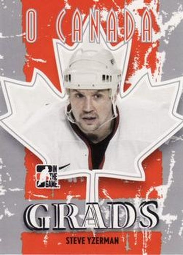 #78 Steve Yzerman - Canada - 2007-08 In The Game O Canada Hockey