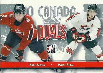 #84 Karl Alzner / Marc Staal - Canada - 2007-08 In The Game O Canada Hockey
