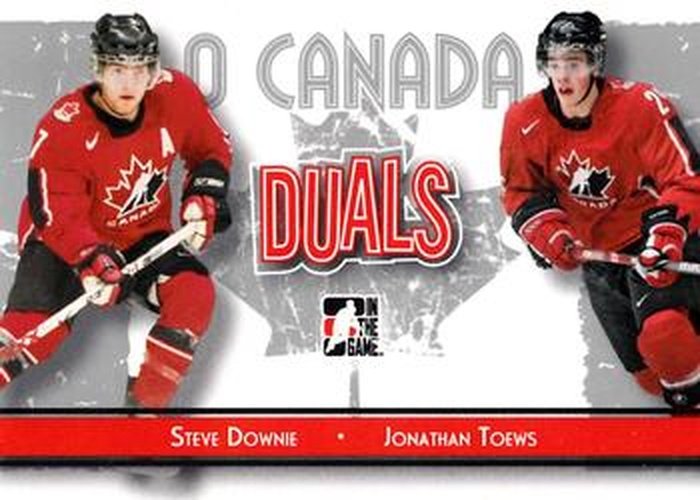 #85 Steve Downie / Jonathan Toews - Canada - 2007-08 In The Game O Canada Hockey
