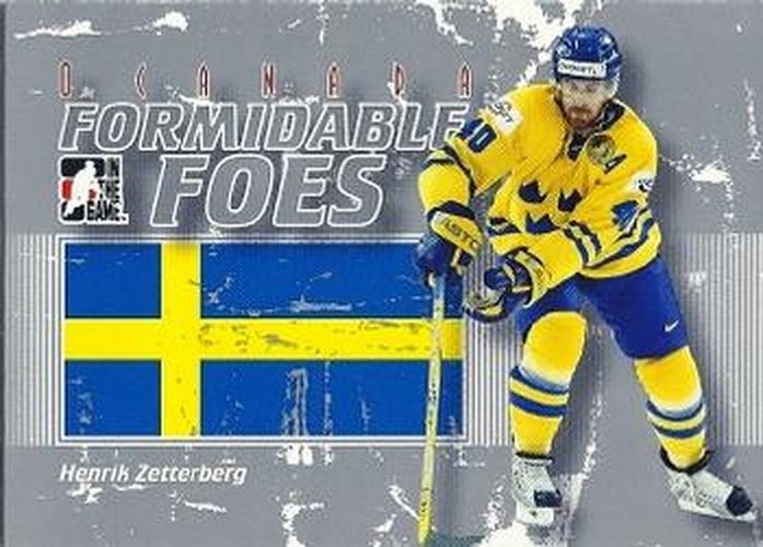 #92 Henrik Zetterberg - Sweden - 2007-08 In The Game O Canada Hockey