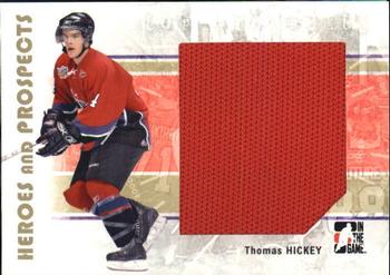 #101 Thomas Hickey - Seattle Thunderbirds - 2007-08 In The Game Heroes and Prospects Hockey