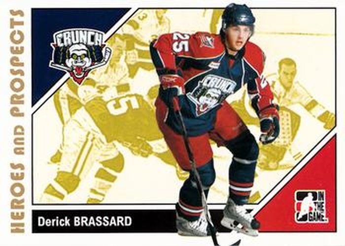 #146 Derick Brassard - Syracuse Crunch - 2007-08 In The Game Heroes and Prospects Hockey