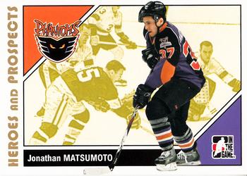 #148 Jonathan Matsumoto - Philadelphia Phantoms - 2007-08 In The Game Heroes and Prospects Hockey