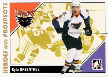 #154 Kyle Greentree - Philadelphia Phantoms - 2007-08 In The Game Heroes and Prospects Hockey