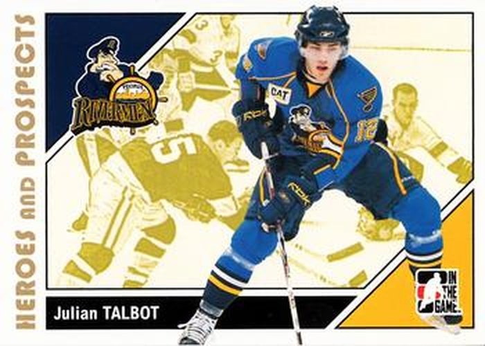 #157 Julian Talbot - Peoria Rivermen - 2007-08 In The Game Heroes and Prospects Hockey