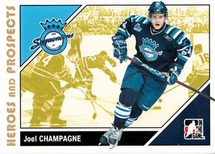 #163 Joel Champagne - Chicoutimi Sagueneens - 2007-08 In The Game Heroes and Prospects Hockey