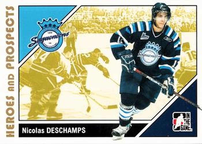 #168 Nicolas Deschamps - Chicoutimi Sagueneens - 2007-08 In The Game Heroes and Prospects Hockey