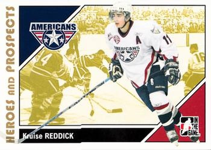 #176 Kruise Reddick - Tri-City Americans - 2007-08 In The Game Heroes and Prospects Hockey