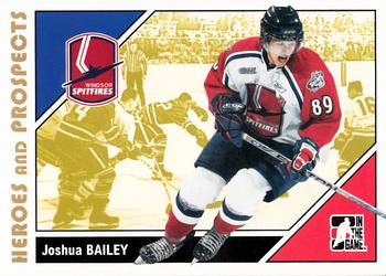 #188 Josh Bailey - Windsor Spitfires - 2007-08 In The Game Heroes and Prospects Hockey