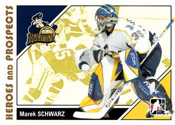 #35 Marek Schwarz - Peoria Rivermen - 2007-08 In The Game Heroes and Prospects Hockey