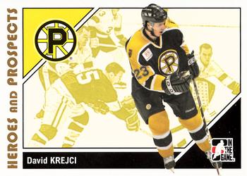 #37 David Krejci - Providence Bruins - 2007-08 In The Game Heroes and Prospects Hockey