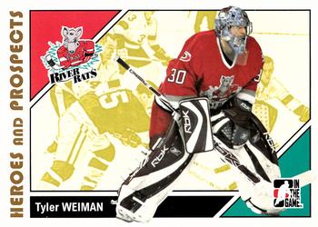#42 Tyler Weiman - Albany River Rats - 2007-08 In The Game Heroes and Prospects Hockey
