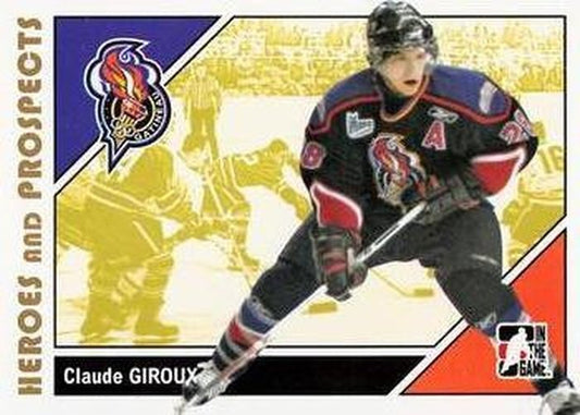 #45 Claude Giroux - Hull Olympiques - 2007-08 In The Game Heroes and Prospects Hockey