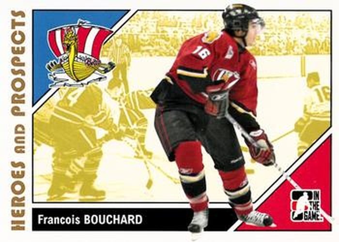 #47 Francois Bouchard - Baie-Comeau Drakkar - 2007-08 In The Game Heroes and Prospects Hockey