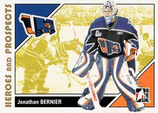 #51 Jonathan Bernier - Lewiston Maineiacs - 2007-08 In The Game Heroes and Prospects Hockey