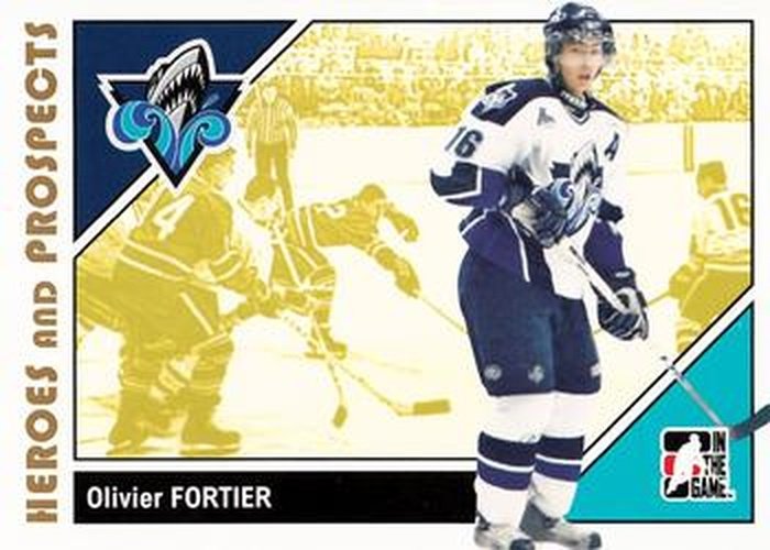 #52 Olivier Fortier - Rimouski Oceanic - 2007-08 In The Game Heroes and Prospects Hockey