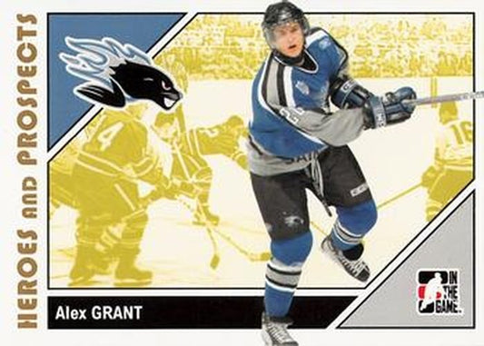 #55 Alex Grant - Saint John Sea Dogs - 2007-08 In The Game Heroes and Prospects Hockey