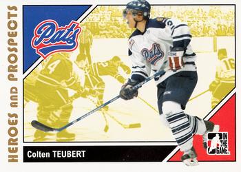 #57 Colten Teubert - Regina Pats - 2007-08 In The Game Heroes and Prospects Hockey
