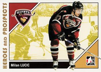 #61 Milan Lucic - Vancouver Giants - 2007-08 In The Game Heroes and Prospects Hockey