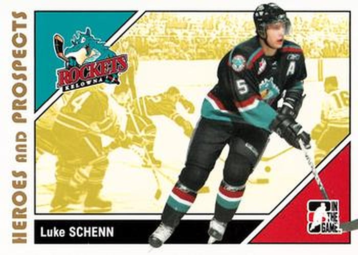 #62 Luke Schenn - Kelowna Rockets - 2007-08 In The Game Heroes and Prospects Hockey