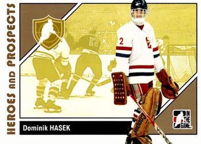 #7 Dominik Hasek - Czechoslovakia - 2007-08 In The Game Heroes and Prospects Hockey