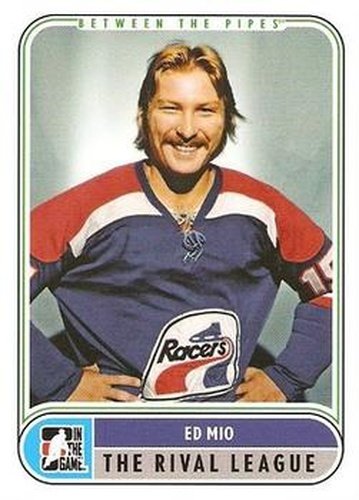 #100 Eddie Mio - Indianapolis Racers - 2007-08 In The Game Between the Pipes Hockey