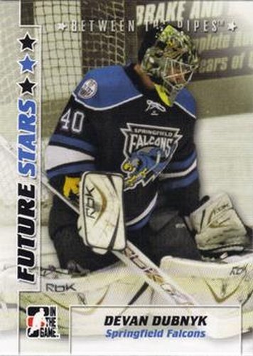 #12 Devan Dubnyk - Springfield Falcons - 2007-08 In The Game Between the Pipes Hockey