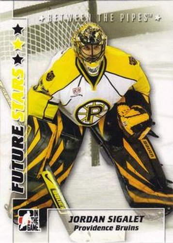 #25 Jordan Sigalet - Providence Bruins - 2007-08 In The Game Between the Pipes Hockey