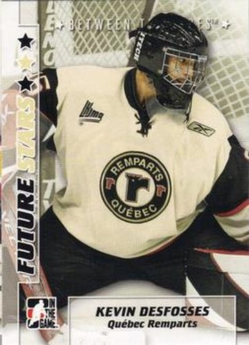 #31 Kevin Desfosses - Quebec Remparts - 2007-08 In The Game Between the Pipes Hockey