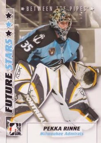 #42 Pekka Rinne - Milwaukee Admirals - 2007-08 In The Game Between the Pipes Hockey