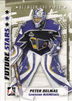 #43 Peter Delmas - Lewiston Maineiacs - 2007-08 In The Game Between the Pipes Hockey